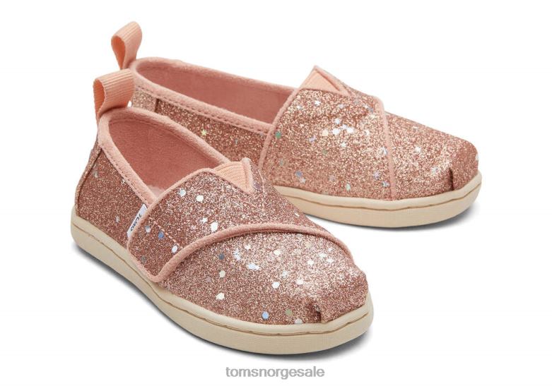 Toms barnglitter alpargataRose gull sko 0V06V526