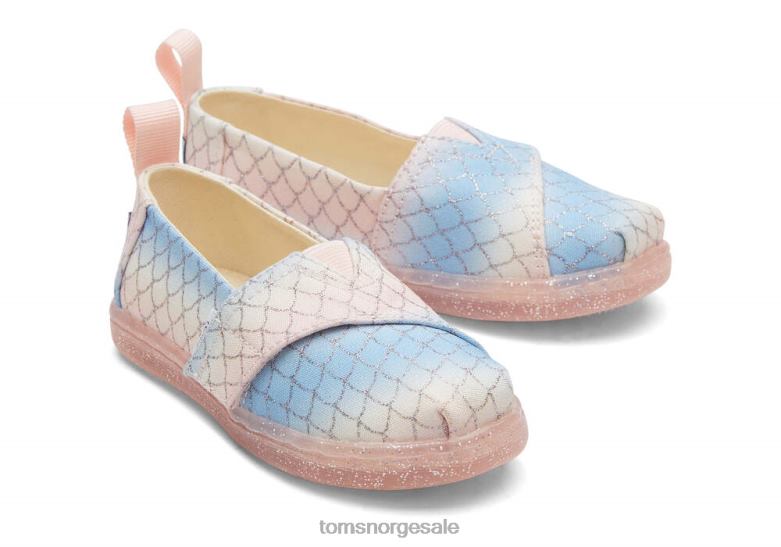 Toms barnhavfrue alpargatarosa multi sko 0V06V523