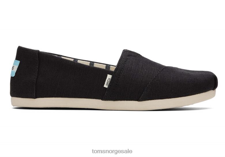 Toms kvinnerarv alpargatasvart sko 0V06V115