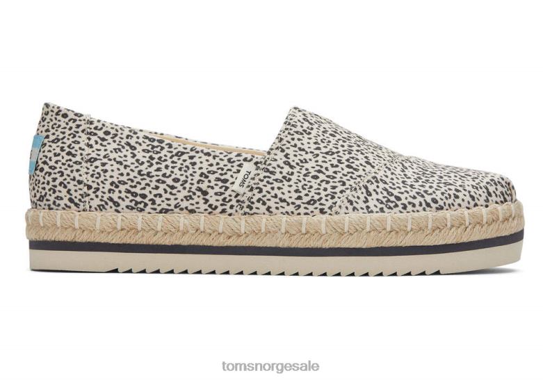 Toms kvinnerplattform alpargatanaturlig sko 0V06V177