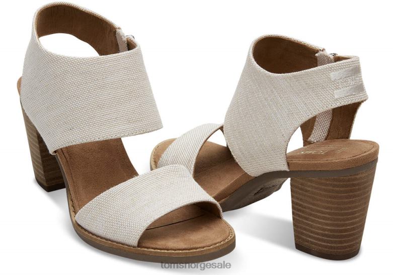 Toms kvinnersandal med hæl på Mallorcanaturlig sko 0V06V216