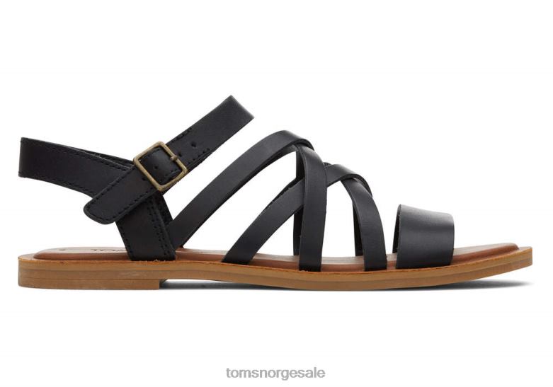 Toms kvinnersephina sandalSvart lær sko 0V06V265
