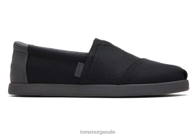 Toms mennalp fwdsort vokset lerret sko 0V06V433