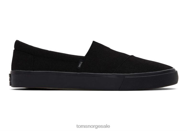 Toms mennfenix slip påsvart sko 0V06V485
